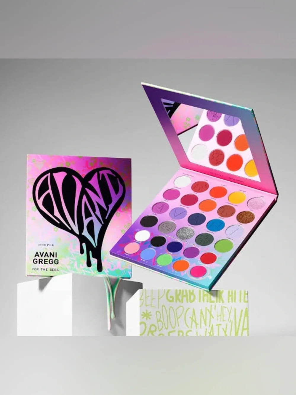 Morphe X Avani Gregg For The Bebs Artistry Eyeshadow Palette Like New